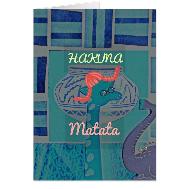 Giraffe Art Joueuse : Un Plaisir Africain (Devant)