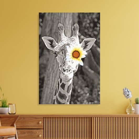 Giraffe Art Sur Toile Enveloppée ! (Insitu(Salon))
