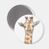 Giraffe Artwork Magnet présent (Recto/Verso)