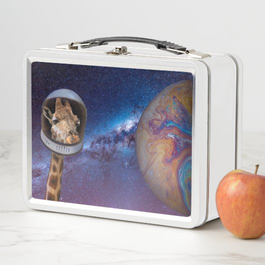 Giraffe Astronaut in de buitenruimte Staring bij P (In situ)