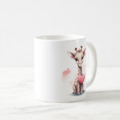 Giraffe avec Coeur Mug (Devant droit)
