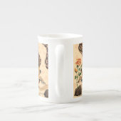 Giraffe avec Rose Mug Gift Drôle (Dos)