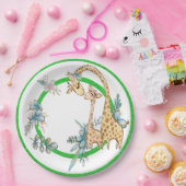 Giraffe Baby-partij Bord Goederenpapier (Feest)