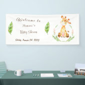  Giraffe Baby shower Banner (Beurs)