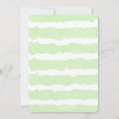 Giraffe baby shower invitation sans sexe (Dos)