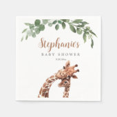 Giraffe Baby shower Servet (Voorkant)
