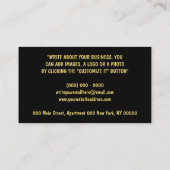 Giraffe Baby Visitekaartje (Achterkant)