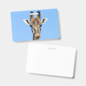 Giraffe Badge (Voor- en achterkant)