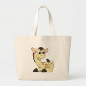 Giraffe Bag Grote Tote Bag (Voorkant)