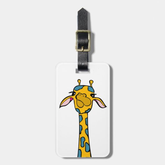 Giraffe Bagagelabel (Voorkant verticaal)