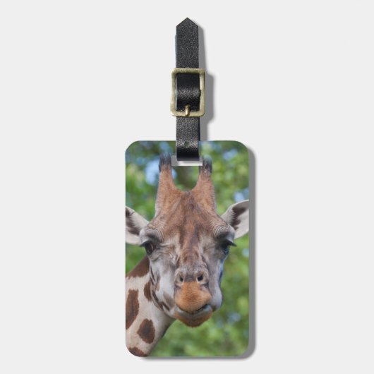 Giraffe Bagagelabel (Voorkant verticaal)