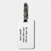 Giraffe Bagagelabel (Achterkant verticaal)