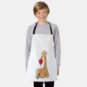 Giraffe ballon schort (Gedragen)