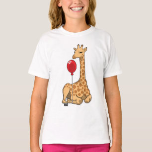 Giraffe ballon t-shirt