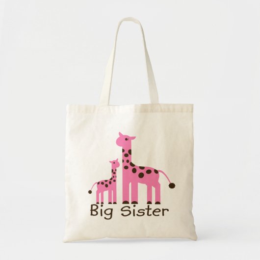 Giraffe Big Sister Tote Bag (Voorkant)