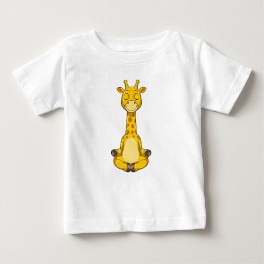 Giraffe bij Yoga Meditation (Voorkant)