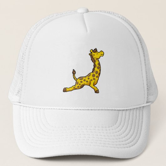 Giraffe bij Yoga Stretching Leg Trucker Pet (Voorkant)