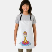 Giraffe bij zwemmen met Snorkel Schort (Insitu)