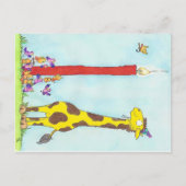 GIRAFFE BIRTHDAY briefkaart van Nicole Janes (Voorkant)