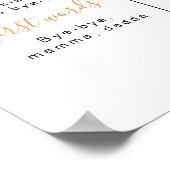 Giraffe Birthday Milestone Editable Poster (Hoek)