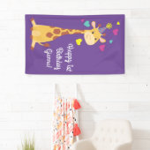 Giraffe Birthday Party Spandoek (Insitu)