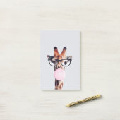 Giraffe blaasgom post-it® notes (Op bureau)