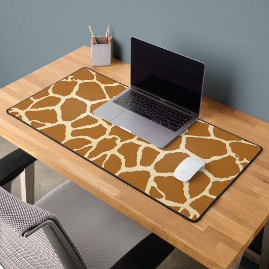 Giraffe blokdruk bureaumat (Kantoor 2)