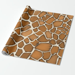 Giraffe Bont Patroon Print Cadeaupapier