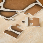 Giraffe Bont Patroon Print Legpuzzel (Zijkant)