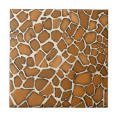 Giraffe Bont Patroon Print Tegeltje (Voorkant)