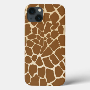 Giraffe bont patroonprint iPhone 13 hoesje