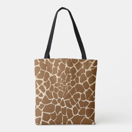 Giraffe bont patroonprint draagtas (Achterkant)