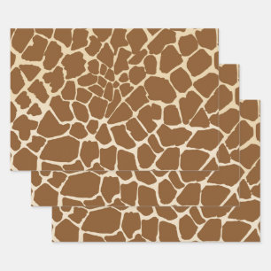 Giraffe bont patroonprint inpakpapier vel