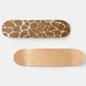Giraffe bont patroonprint skateboard (Horizontaal)