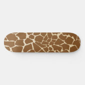 Giraffe bont patroonprint skateboard (Horizontaal)
