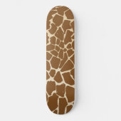 Giraffe bont patroonprint skateboard (Voorkant)