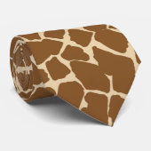 Giraffe bont patroonprint stropdas (Opgerold)