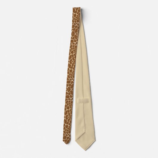 Giraffe bont patroonprint stropdas (Achterkant)