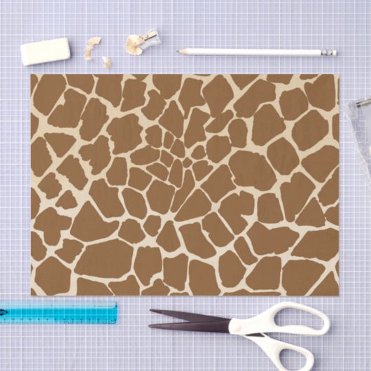 Giraffe bont patroonprint tissuepapier (Craft)
