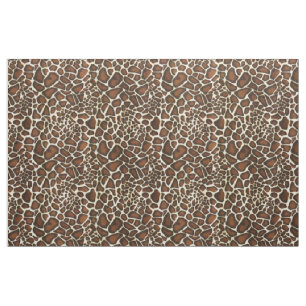 Giraffe bontpatroon stof