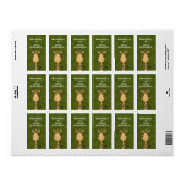 Giraffe Bookplate Label (Full Sheet)