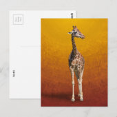 GIRAFFE BRIEFKAART (Voorkant / Achterkant)