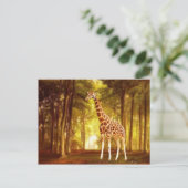 Giraffe Briefkaart (Staand voorkant)