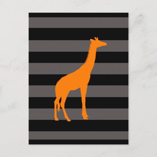 giraffe briefkaart (Voorkant)