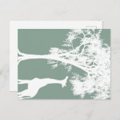 Giraffe Briefkaart (Voorkant / Achterkant)