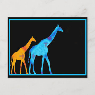 Giraffe Briefkaart
