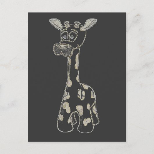 Giraffe Briefkaart (Voorkant)