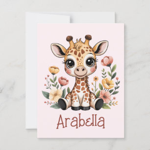 Giraffe Briefkaart