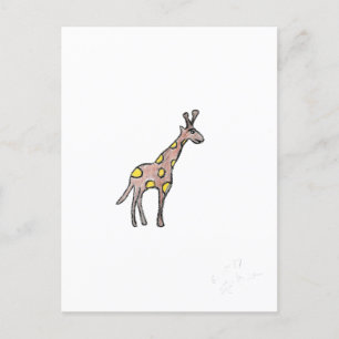 Giraffe Briefkaart