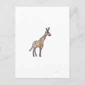 Giraffe Briefkaart (Voorkant)